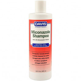   Davis Veterinary Шампунь Miconazole Shampoo с 2% нитратом миконазола, для собак и котов с заболеваниями кожи, 355 мл 