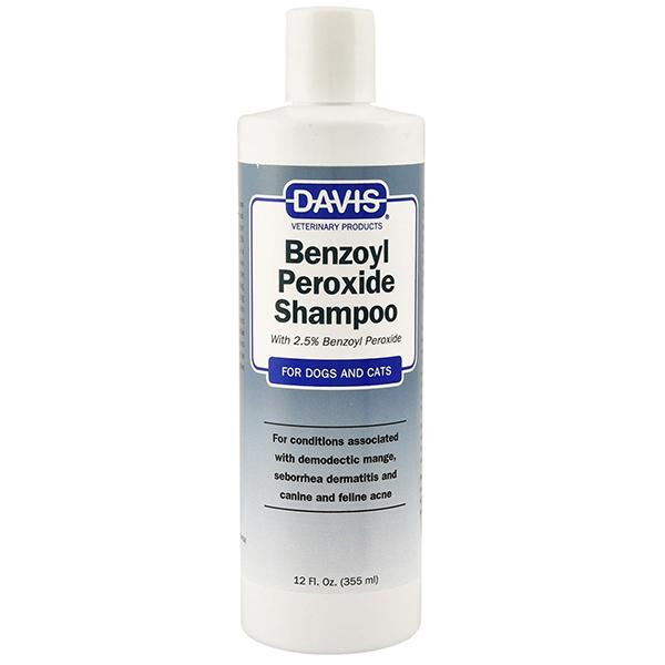 Davis Veterinary Шампунь Davis Benzoyl Peroxide Shampoo для собак и котов с демодекозом и дерматитами, 355 мл (BPS12) - зображення 1