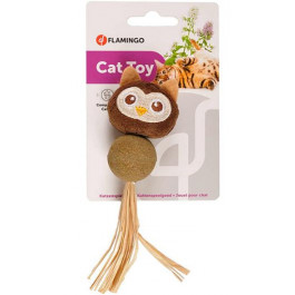 Karlie-Flamingo Catnip Owl СОВА игрушка с кошачьей мятой для котов (560533)