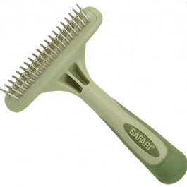 Safari Double Row Undercoat Rake - двухрядные грабли Сафари для подшерстка собак Шт (W6192_NCL00)