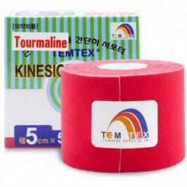 TEMTEX Tape Classic еластична стрічка для суглобів та м'язів колір Red 1 кс