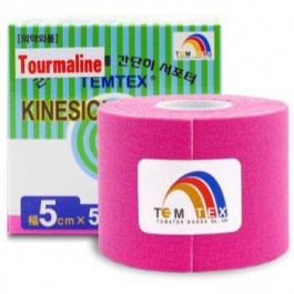 TEMTEX Tape Classic еластична стрічка для суглобів та м'язів колір Pink 1 кс