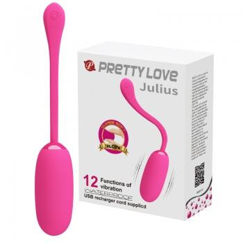 Pretty Love Julius Vibrating Egg Pink (6603BI0689) - зображення 1