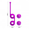 Pretty Love Kegel Tighten Up Balls Фіолетові (6603BI0610) - зображення 2