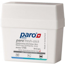 Paro Медицинские зубочистки среднего размера  fresh-sticks с мятным вкусом 96 шт (7610458017555) (7.1755)