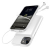 iBattery Чохол-зарядка  для iPhone 13 Mini Slan 6000 mAh white - зображення 5