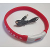 AnimAll Нашийник з LED підсвічуванням  0167 з підзарядкою USB S 40 см Червоний (6914068020167) - зображення 2