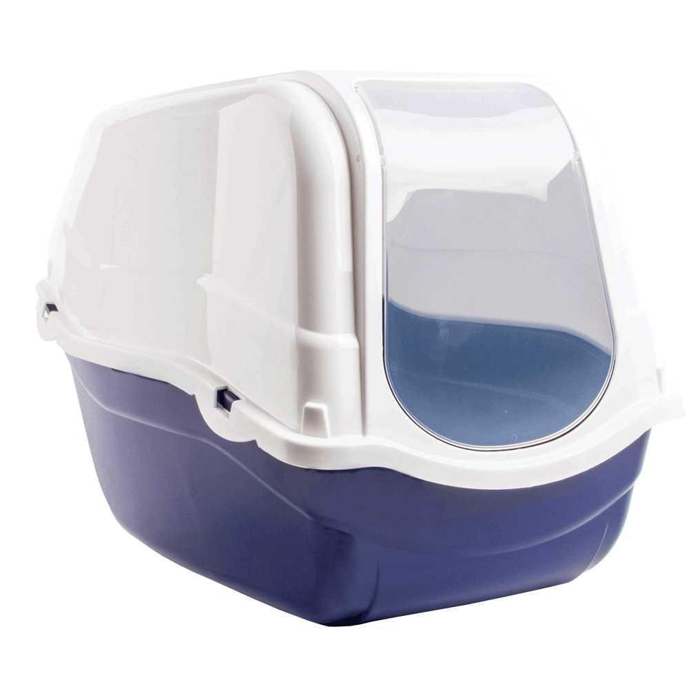 MP Bergamo Туалет для котів з фільтром  Romeo 57x39x41 см Blue (8033776768852 / 8058093271267) - зображення 1