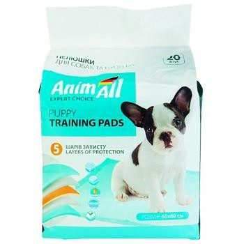 AnimAll Training Pads - пеленки ЭнимАл для собак 20 шт 60х60 см (130667) - зображення 1