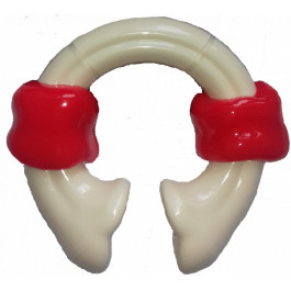 AnimAll GrizZzly - Игрушка-кость в форме кольца для собак 10,8х9,7х3,6 см (149165)
