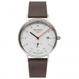   Bauhaus Small Second Quartz - White BA-2130-1