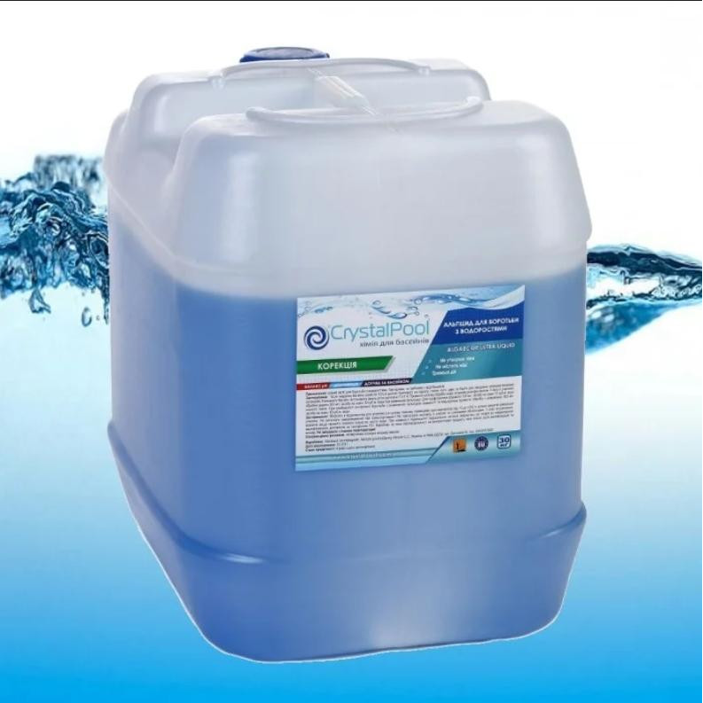 Crystal Pool Альгіцид Algaecide Ultra Liquid (Crystal Pool), 20 л - зображення 1