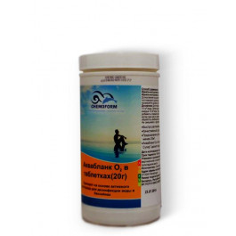Chemoform Активный кислород в таблетках по 20 гр для бесхлорной дезинфекции Aqua Blanc O2 , 1 кг