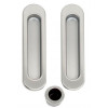 AGB Дверні ручки для розсувних дверей  KIT F1 матовий хром - зображення 1