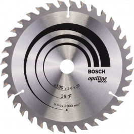 Bosch Optiline Wood, 190x30 мм. (2608640616)