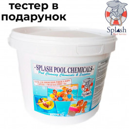 Splash Стоп хлор 1 кг нейтралізатор хлору засіб для зниження рівня хлору та брому у воді басейну Спліш