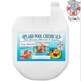 Splash Хлор тривалої дії 50 кг таблетки по 200 г для дезінфекції води в басейні Спліш