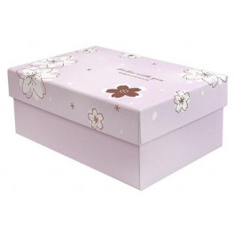 GYQ Подарункова коробка S з квітами, рожева (6928516800089)