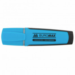 BuroMax Текст-маркер, флуоресцентный, с резиновыми вставками, синий  (BM.8900-02)