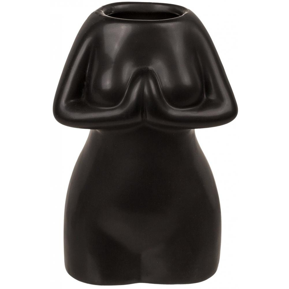 OOTB Керамічна ваза Women's Body Black, 175 мл (99660250089-2) - зображення 1