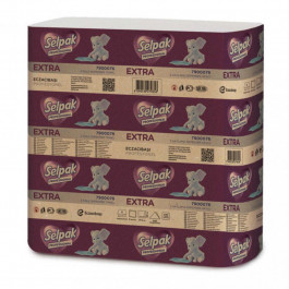 Selpak Бумажные полотенца Professional Extra Z двухслойные 200 листов (8690530279858)