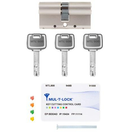 Mul-T-Lock DIN KK XP MTL800/MT5+ 115 NST 60x55 CAM30 3KEY DND2C G/W 948B BOX MTL800 - зображення 1