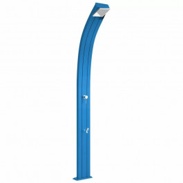 AQUAVIVA Душ солнечный  Spring алюминиевый с мойкой для ног, голубой A120/5012, 25 л