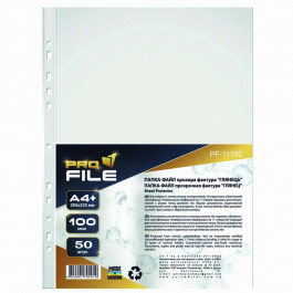 ProFile Файл  А4+, 100 мкм, глянець, 50 шт (FILE-PF11100-A4-100M)