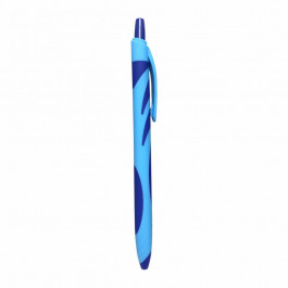H-Tone Ручка кулькова  автоматична 0,7 мм, блакитний корпус, синя, уп. 12 шт (PEN-HT-JJ20164)