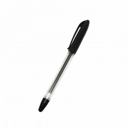 H-Tone Ручка кулькова  0,7 мм, з грипом, чорна, уп. 50 шт (PEN-HT-JJ201307-B)