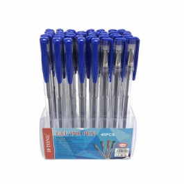 H-Tone Ручка гелева  0,5 мм, синя, уп. 40 шт. (PEN-HT-JJ20201-BL)