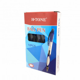 H-Tone Ручка гелева  автоматична 0,5 мм, синя, уп. 12 шт. (PEN-HT-JJ20218A-BL)