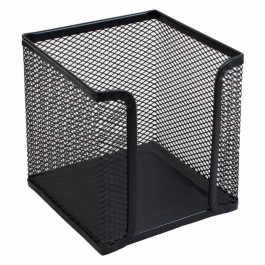 H-Tone Підставка-куб для листів і паперів  10х10х10 см, металевий чорний (SET-HT-JJ41204)