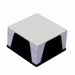 КиП Підставка-куб для листів і паперів  з білим папером 90х90х45 мм 500 арк чорний (BOXP-KIP-BOKSBKIP-B)