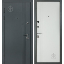 Revolut Doors В-81 мод.172 антрацит / білий матовий 2050x950 мм ліві
