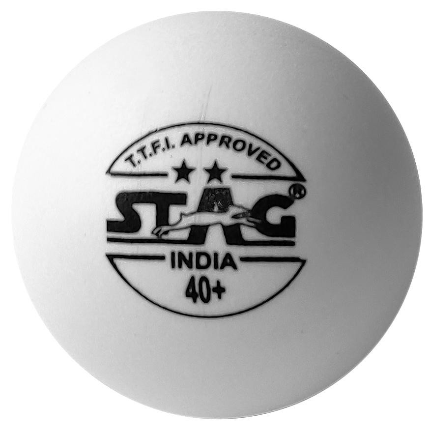 Stag Шарики для настольного тенниса  Two Star White Ball 3 шт (TTBA-400) - зображення 1