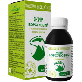 Эликсир Жир борсуковий з вітамінним комплексом 60 капсул (4820058211021)