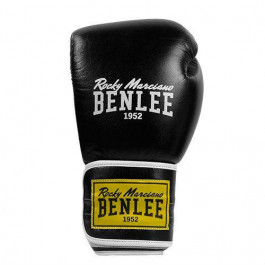 BenLee Rocky Marciano Tough Leather Thai Gloves 8oz, Black (199075/1000_8)