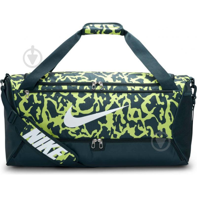 Nike Сумка  BRASILIA Duffel Bag FB2827-328 60 л темно-зелений - зображення 1
