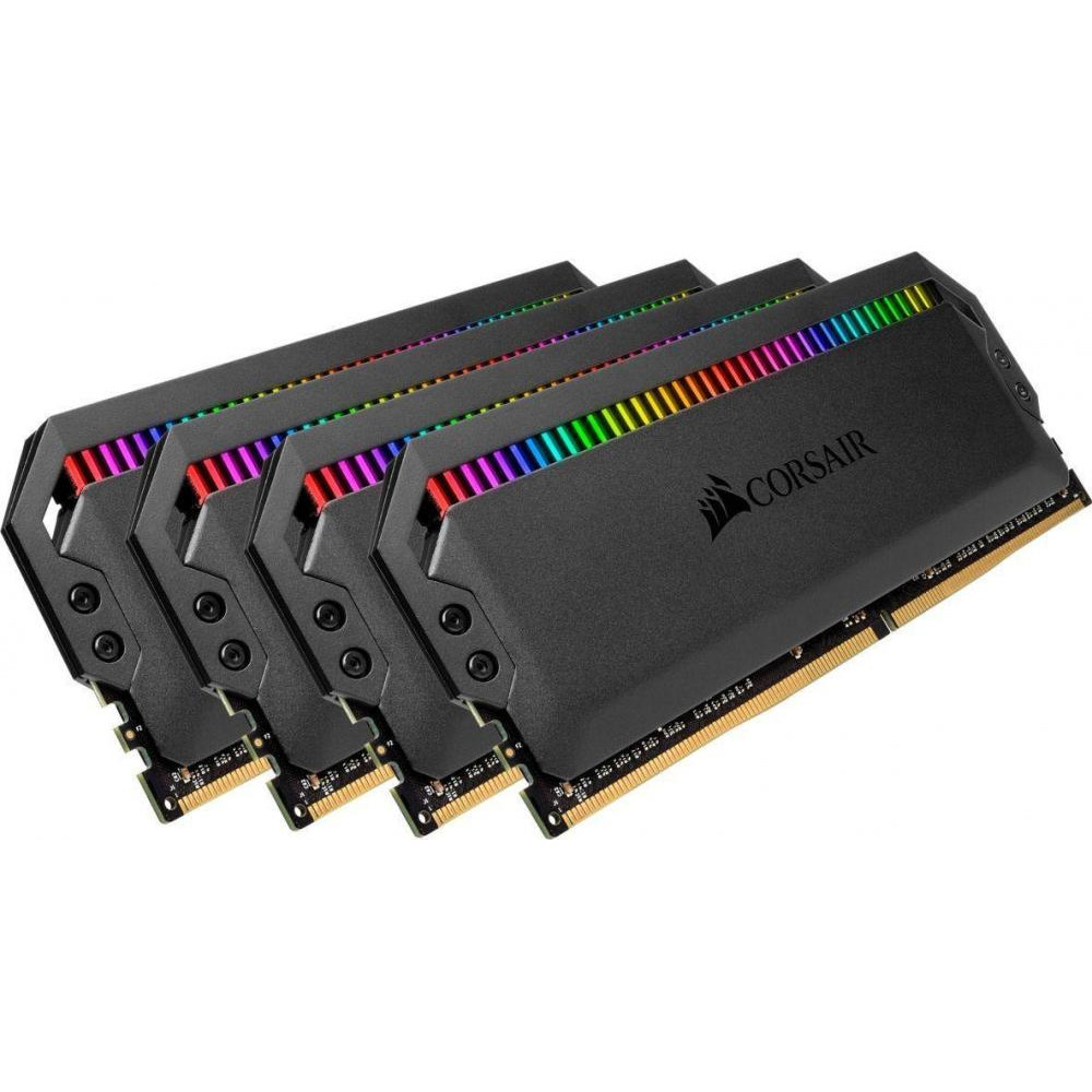 Corsair 32 GB (4x8GB) DDR4 3600 MHz Dominator Platinum RGB (CMT32GX4M4C3600C18) - зображення 1
