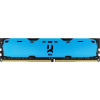 GOODRAM 8 GB DDR4 3000 MHz Iridium X Blue (IR-XB3000D464L16S/8G) - зображення 1