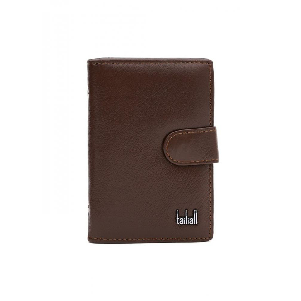 TAILIAN Чоловічий шкіряний гаманець JZ SB-JZK1T430D-H33br-brown - зображення 1