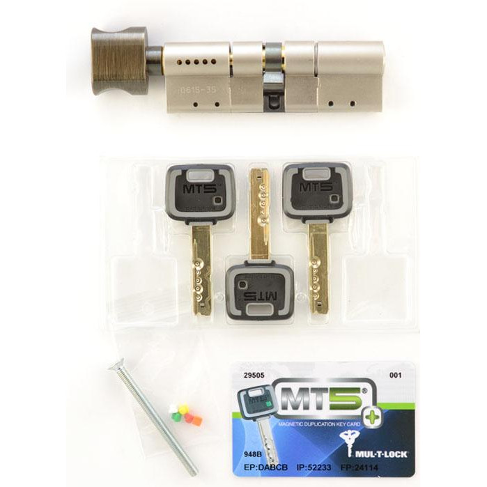 Mul-T-Lock DIN KT XP MTL800/MT5+ 95 NST 35x60T TO ABR CAM30 3KEY DND5I BLUE INS 948B - зображення 1