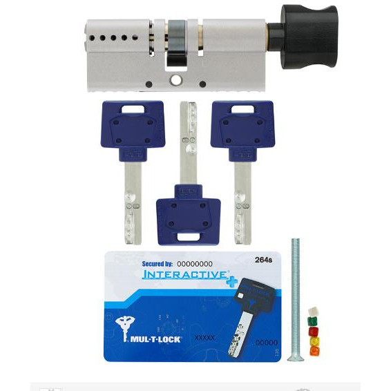 Mul-T-Lock DIN KT XP MTL600/INTERACTIVE+ 95 NST 40x55T TO BE CAM30 3KEY DND3D BLUE INS 264S+ BOX S - зображення 1