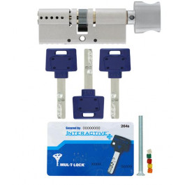 Mul-T-Lock DIN KT XP MTL600/INTERACTIVE+ 110 NST 55x55T TO BN CAM30 3KEY DND3D BLUE INS 264S+ BOX S