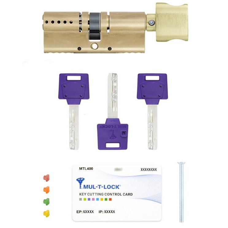 Mul-T-Lock DIN KT XP MTL400/ClassicPro 96 EB 65x31T TO SBM CAM30 3KEY DND3D PURPLE INS 4867 BOX S - зображення 1