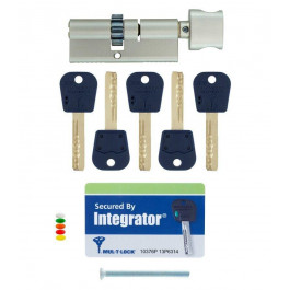 Mul-T-Lock DIN KT INTEGRATOR 110 NST 55x55T TO NST CGW 5KEY INTGR BLUE INS 376P BOX C