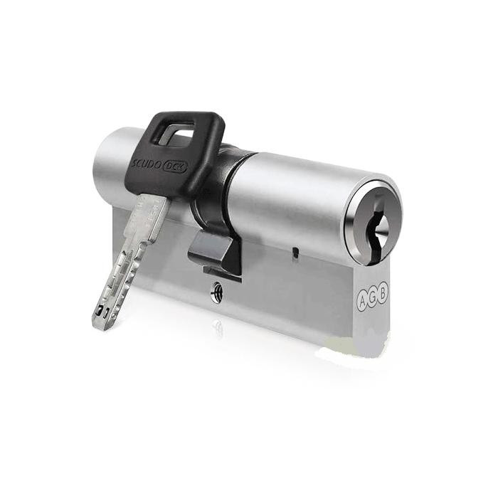 AGB ScudoDCK/90мм, ключ-ключ, 45X45, никель - зображення 1