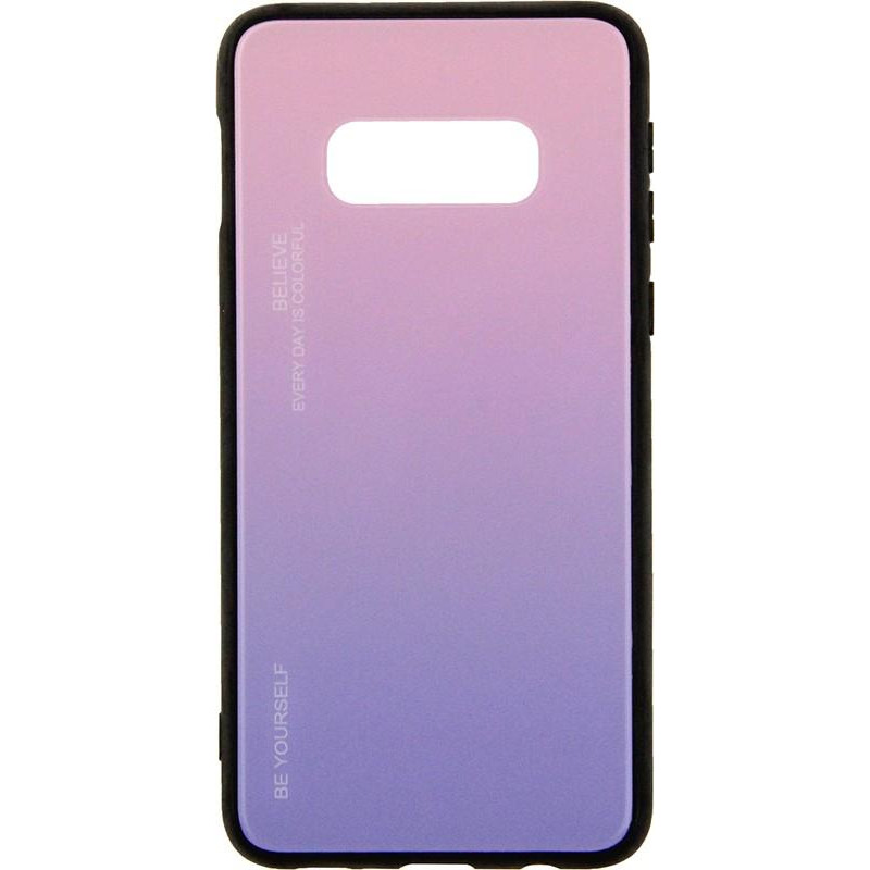 TOTO Gradient Glass Case Samsung Galaxy S10e Pink - зображення 1