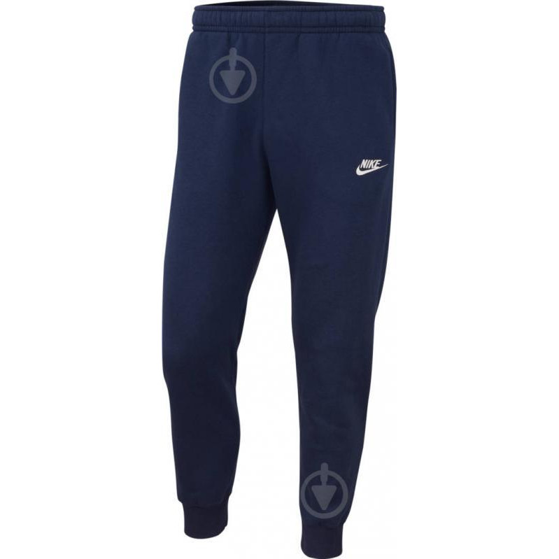 Nike Спортивні штани  M Nsw Club Jggr Bb BV2671-410 L Midnight Navy/White (193147708134) - зображення 1